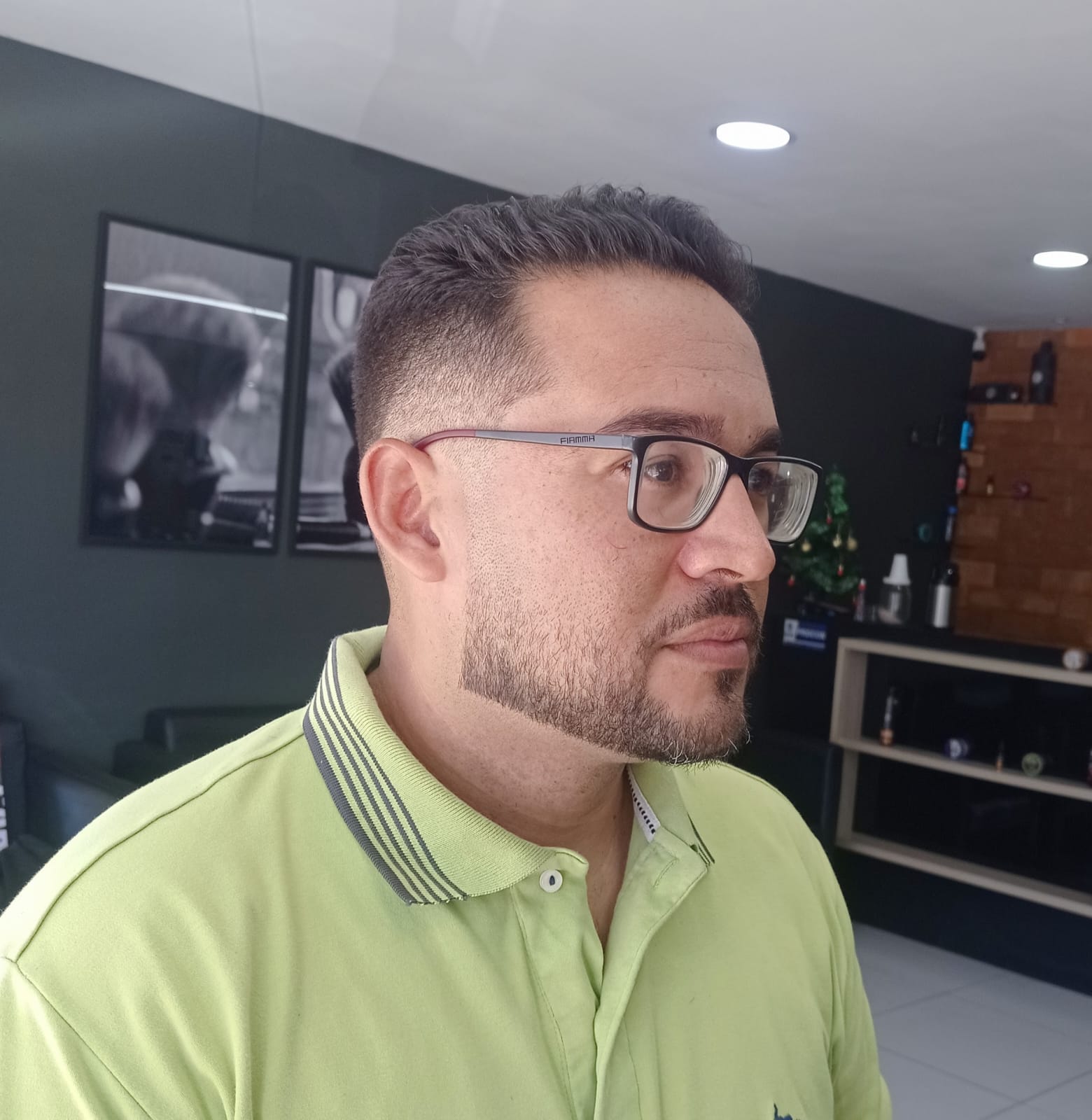 Corte realizado na AB Barbearia 9
