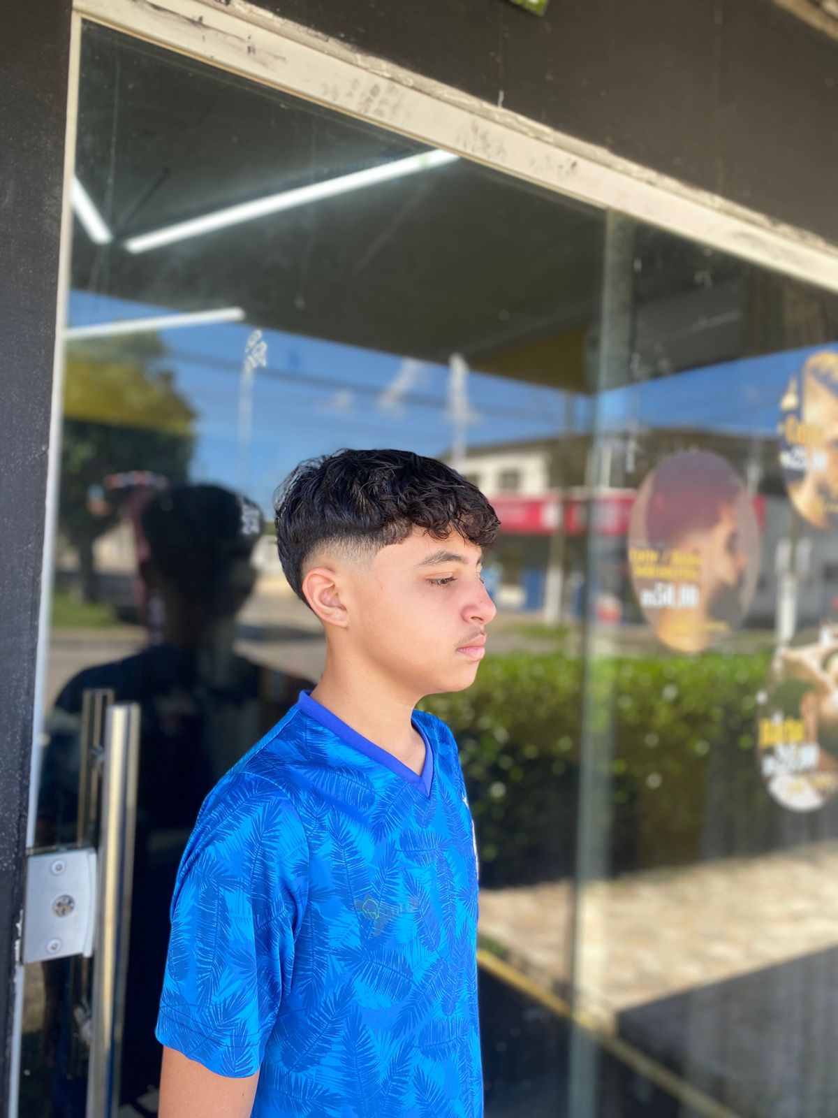 Corte realizado na AB Barbearia 7